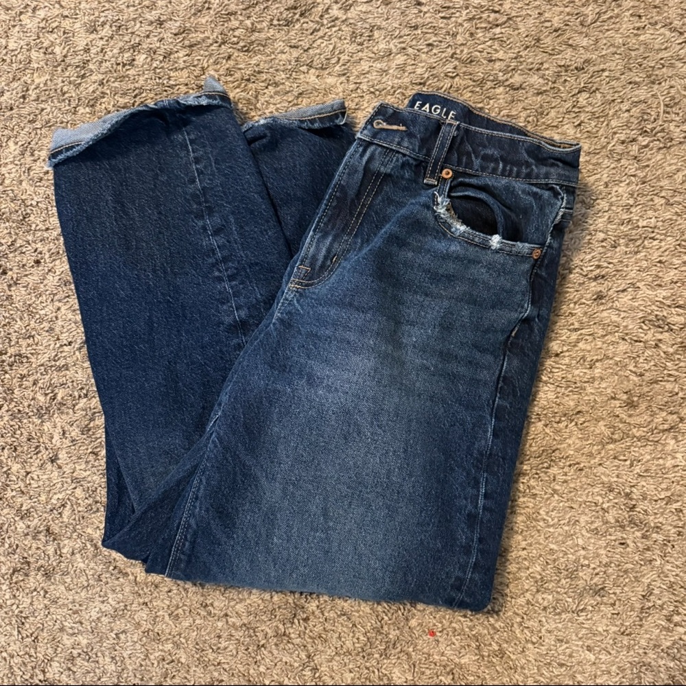american eagle slight barrel Blue Denim Jeans
